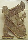 Ignota prov., pannello decorativo del re sehibra, xxiii dinastia, 823-716 ac..JPG