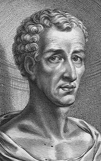 A fictionalized portrait of Lucian taken from a seventeenth century engraving by William Faithorne