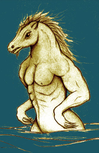 آخ إيشكا إنگليزية: Each uisge فرس الماء