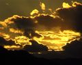 Sunset near the town of Askiz, Khakassia