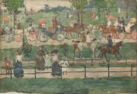 موريس پريندرگاست، سنترال پارك 1900، (1900)