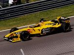 Jordan Grand Prix racing car driven by Heinz-Harald Frentzen also sponsored by Benson & Hedges