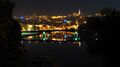 The port of l'Houmeau and, in the background, the town centre of Angoulême.