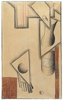 Juan Gris (1887-1927), Nature morte, 1913. Museo Thyssen Bornemisza