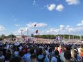 Rally against Lukashenko and violence, 16 August