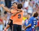 برشلونة يفوز بالدوري الاسباني 2009.