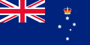 The Flag of Victoria, an Australian state