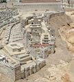 مدينة داوود حسب التصور الإسرائيلي.