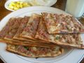 The traditional food, Etliekmek