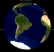 Lunar eclipse from moon-1989Aug17.png