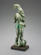 Striding figure, Proto-Elamite or Mesopotamian (3000-2800 BC).[9]