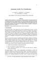 Automatic Arabic Text Classification