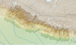 Location map/data/Nepal is located in نيپال