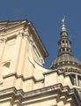 Prospetto della basilica e cupola (part