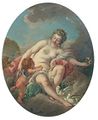 Venus restaining Cupid