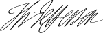توماس جفرسون's signature
