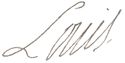 توقيع لوس السادس عشر Louis XVI