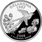 عملة ربع دولار Oklahoma