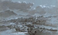 منظر طبيعي من إيطاليا، 1785-86