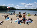 Swimming beach