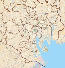 Akasaka is located in Special wards of Tokyo