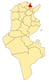 موقع ولاية أريانة