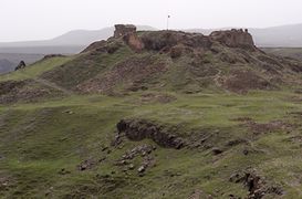 20110419 Castle from the minaret of Menucehr mosque Ani Turkey.jpg
