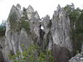 Súľov Rocks in Strážov Mountains Protected Landscape Area