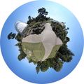 The Alpine House and Princess of Wales Conservatory in polar coordinates