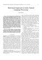 Rule-based Approach in Arabic Natural Language Processing