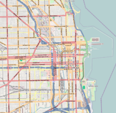 قضية هاي‌ماركت is located in Central Chicago