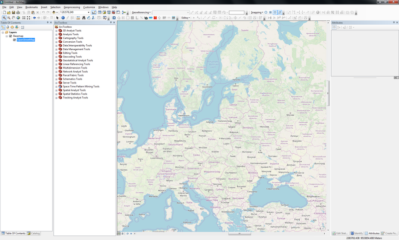 ملف:ArcMap 10.3 screenshot.png
