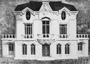 Study for La Maison Cubiste, Projet d'Hotel (Cubist House) (Projet d'hôtel, Maquette de la façade de la Maison Cubiste (Cubist House)) reproduced in Les Peintres Cubistes, 1913 Image published in Les Peintres Cubistes, by Guillaume Apollinaire, 17 March 1913