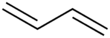 الصيغة الهيكلية لـ1، 3-بوتادين.