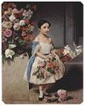 Portrait of Countess Antonietta Negroni Prati Morosini as a child (1858) Civica Galleria d'Arte Moderna, Milan (See also the portrait of her done in 1872)