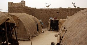 مساكن الطوارق في تنبكتو.