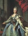 Portrait by Albert Albertrandi of Catherine II, circa 1770
