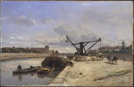 View from the Quai d'Orsay, 1854