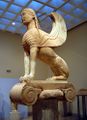 Sphinx of the Naxians, now at Delphi Archaeological Museum