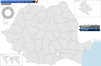 Romanian Presidential Elections 2024 - Second Round.svg