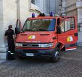 An Iveco Magirus Daily 65C15 van of the Vatican fire brigade.