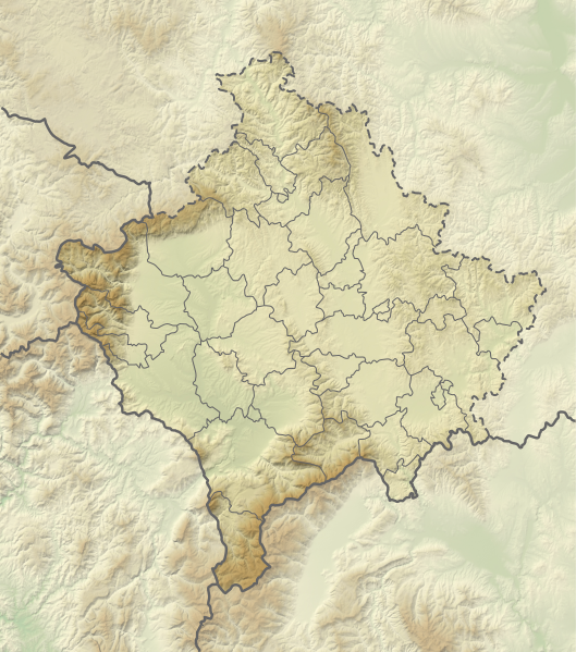 ملف:Kosovo relief location map.svg