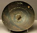 Hellenistic relief bowl with the head of a maenad, 2nd century BC (?), المتحف البريطاني.