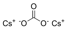 Cesium carbonate.svg