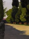 Alyscamps morning sun, 1920
