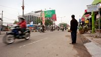 View of Jalan Sisingamaraja, Medan.