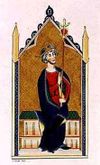 William Rufus depicted in the Stowe Manuscript