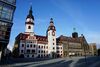 Old and new city hall