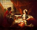 مدام دي پومپادور كامرأة تركية عام 1747 رسم شارل-أميدي-فيليپ ڤان لو.