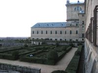 Formal palace garden Escorial (Madrid, Spain)